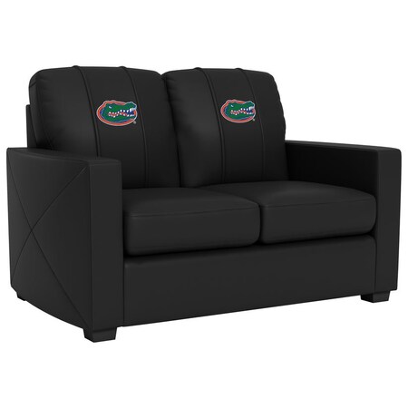 Dreamseat Silver Loveseat with Florida Gators Primary Logo XZ7759003LSCDBK-PSCOL11020